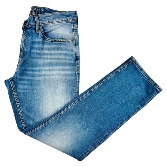 U.S. Polo Assn. Mens Light Wash Stretch Denim Jeans W33 L30 - Picture 1 of 11